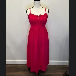 Old Navy Pink Long Dress with Pockets